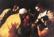 PRETI, Mattia Salome with the Head of St John the Baptist af oil on canvas